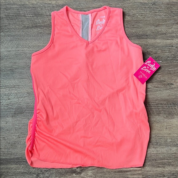 Lucky in Love Tops - Lucky In Love NWT women’s sleeveless tank tennis shirt, size medium ⚫️